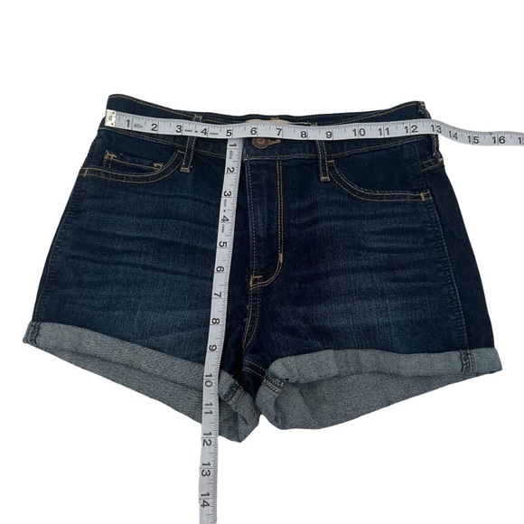 Hollister Short-Short High-Rise Cuffed Hem Jean Shorts Size 1 Women’s - Picture 4 of 8